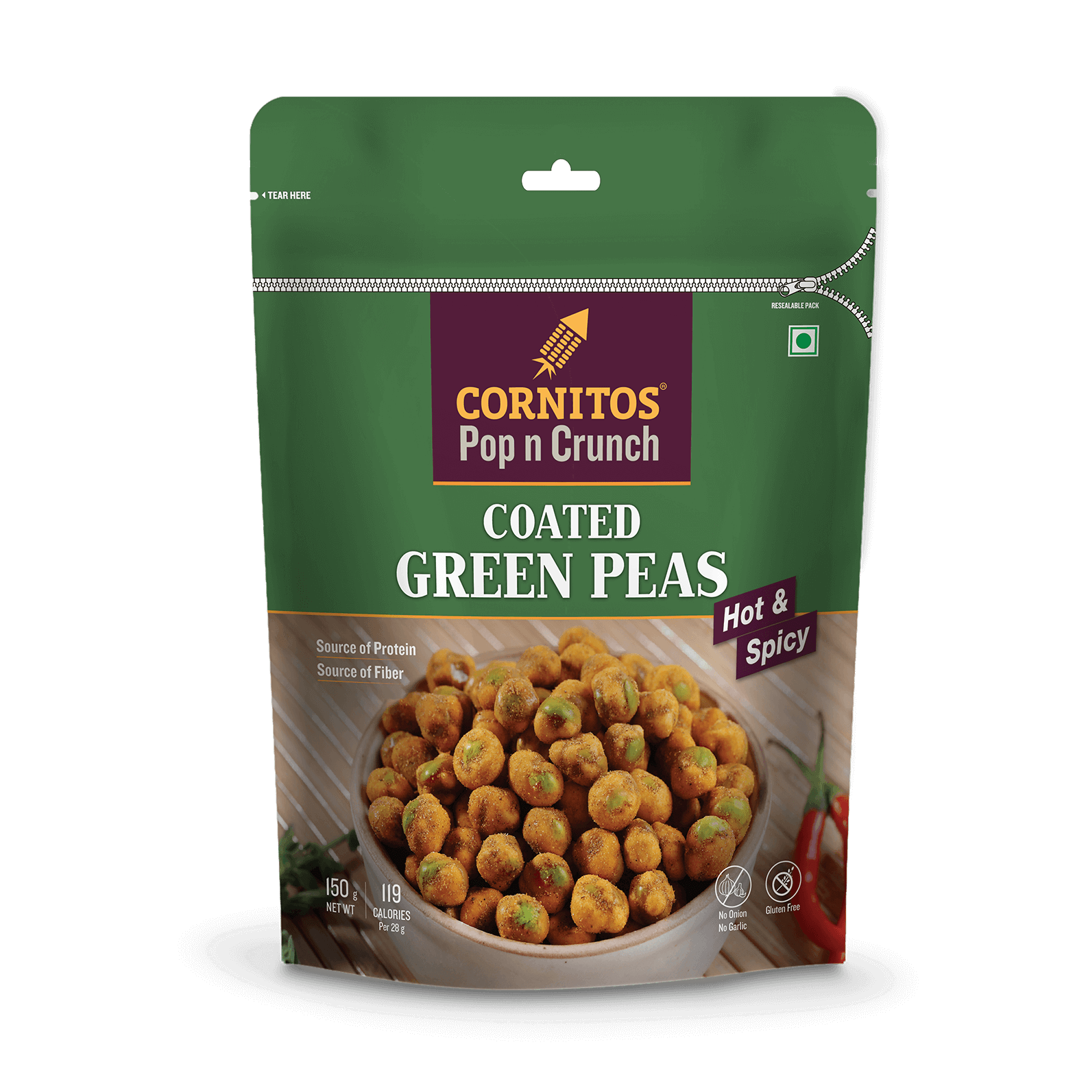 COATED GREEN PEAS HOT & SPICY
