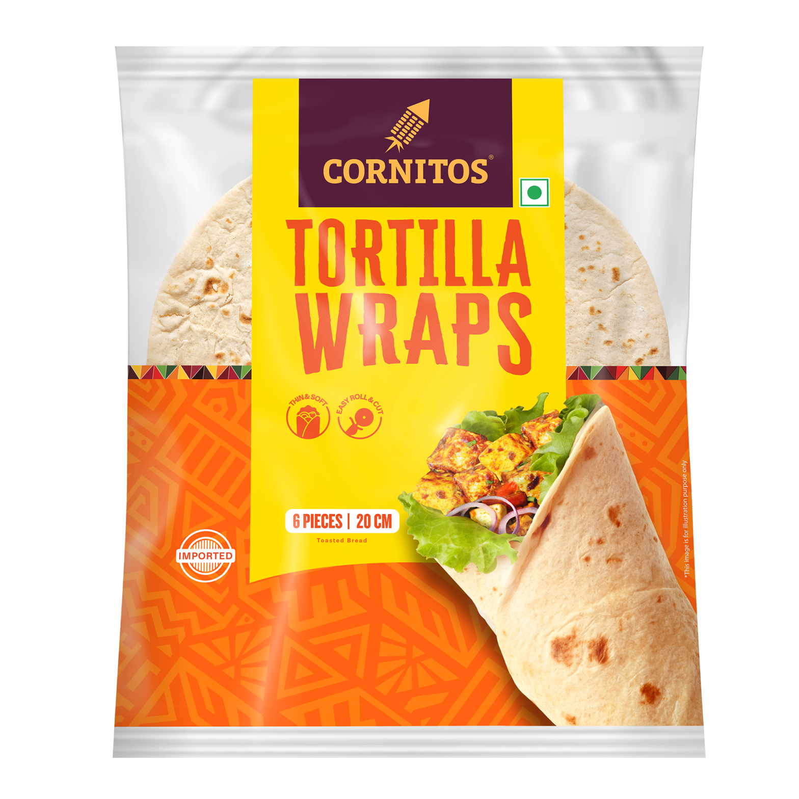 TORTILLA WRAPS WHEAT FLOUR
