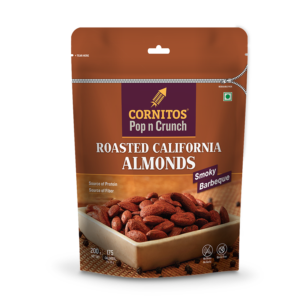 ROASTED CALIFORNIA ALMONDS SMOKY BARBEQUE